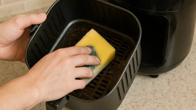 O jeito errado de limpar a airfryer que gruda gordura e reduz a vida útil do aparelho