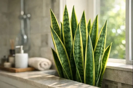 O local às vezes ignorado onde a espada-de-são-jorge cresce mais reta