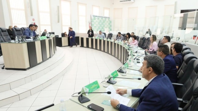 O plenário da Câmara Municipal de Boa Vista - 26.12.2025