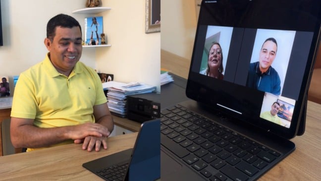 A informação foi divulgada durante uma chamada de vídeo do parlamentar  com representantes da Associação dos Policiais e Bombeiros Militares do Estado de Roraima (APBM).
(Foto: Divulgação).