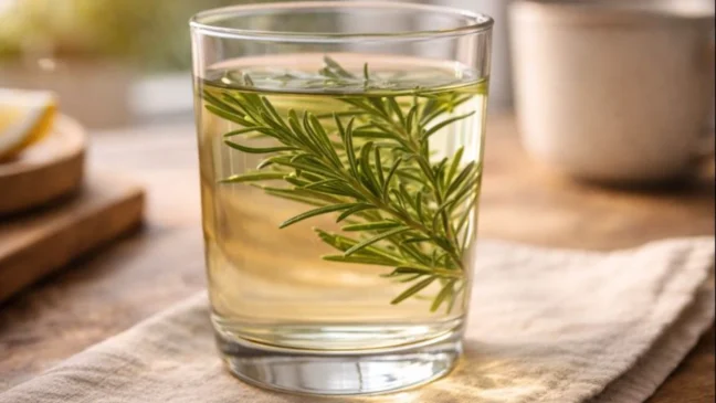 Por que tanta gente toma água morna com alecrim ao acordar