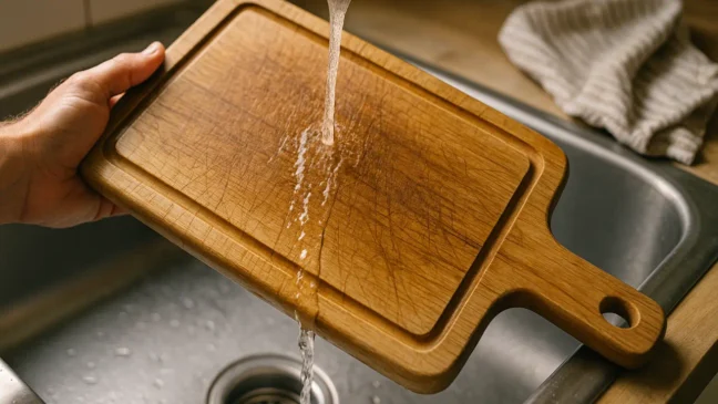 Pouca gente sabe, mas limpar a tábua de corte errado pode contaminar toda a sua cozinha
