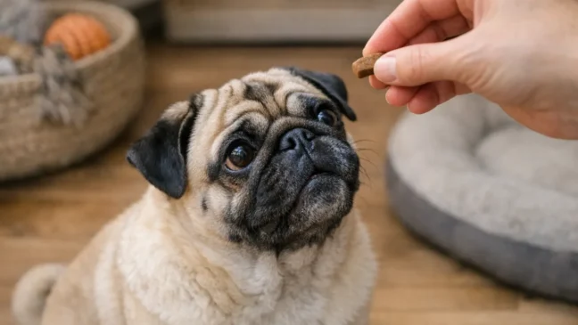 Pug 4 truques para lidar com teimosia usando comandos certos