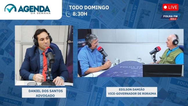 Agenda da Semana entrevista vice-governador de Roraima