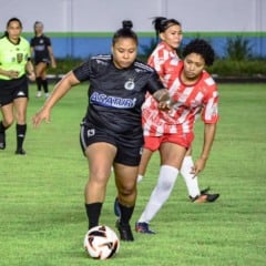 Rio Negro estrou com goleada sobre o Náutico. (Foto: Reprodução/Instagram/@rionegrofemininorr)