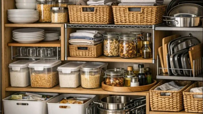 Um ajuste simples na organização dos armários libera espaço escondido sem comprar nada novo