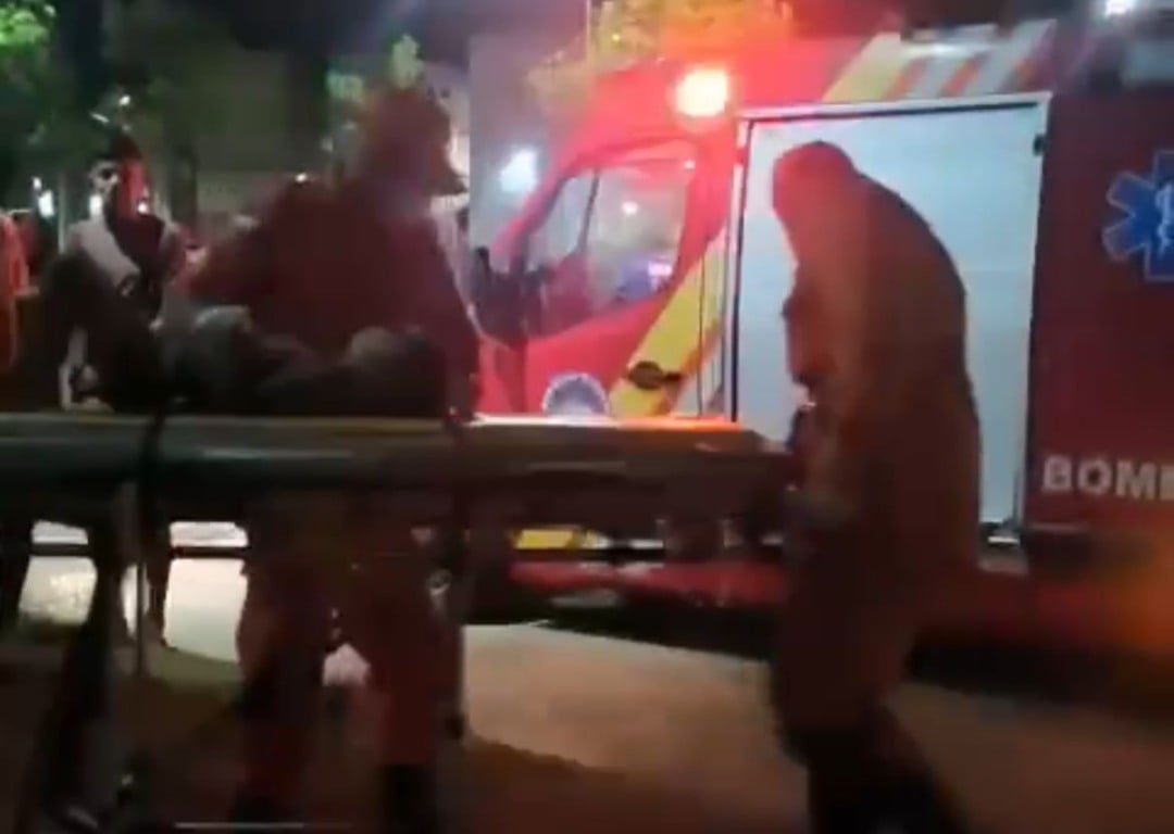 O menino recebeu atendimento e foi levado ao Hospital da Criança Santo Antônio. (Foto: Divulgação)