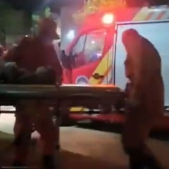 O menino recebeu atendimento e foi levado ao Hospital da Criança Santo Antônio. (Foto: Divulgação)