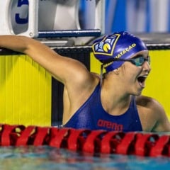 Maria Clara de Andrade conquista duas medalhas no Campeonato Brasileiro de Natação Paralímpica. (Foto: Divulgação)