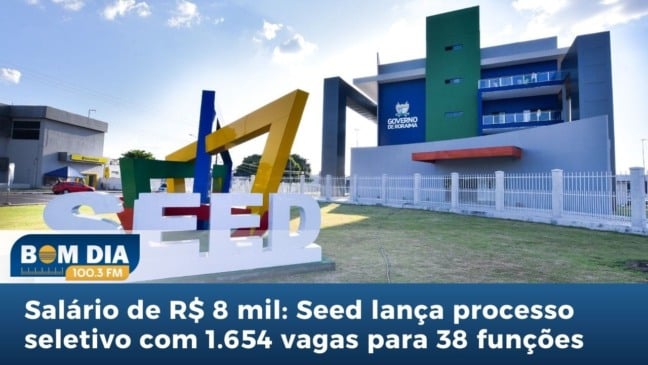 Salário de R$ 8 mil: Seed lança processo seletivo com 1.654 vagas para 38 funções