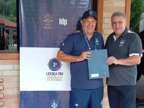 Chiquinho Viana obtém Licença Pro da Confederação Brasileira de Futebol. (Foto: Divulgação)