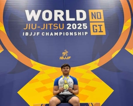 Atleta roraimense conquista campeonato mundial de jiu-jitsu No-Gi. Foto: (ASCOM/Team Leal)