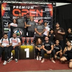 Equipe roraimense conquista t&iacute;tulos em etapa de torneio de jiu-j&iacute;tsu. (Foto: ASCOM/Roraima Top Team)