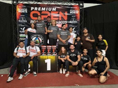 Equipe roraimense conquista títulos em etapa de torneio de jiu-jítsu. (Foto: ASCOM/Roraima Top Team)
