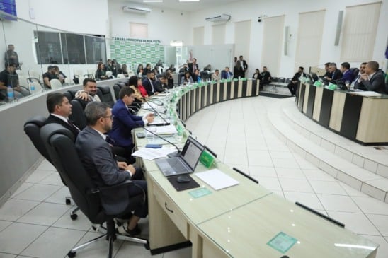 O plenário da Câmara Municipal de Boa Vista - 19.12.2025 (Foto: Reynesson Damasceno/CMBV)