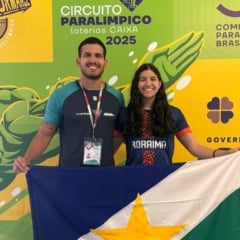 Maria Clara Andrade e Mateus Antony s&atilde;o convocados para a Sele&ccedil;&atilde;o Brasileira de Nata&ccedil;&atilde;o. (Foto: Divulga&ccedil;&atilde;o)