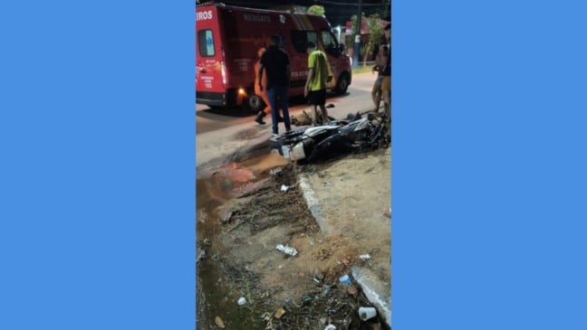 Motociclista sofre traumatismo craniano após colisão com outra moto em Rorainópolis