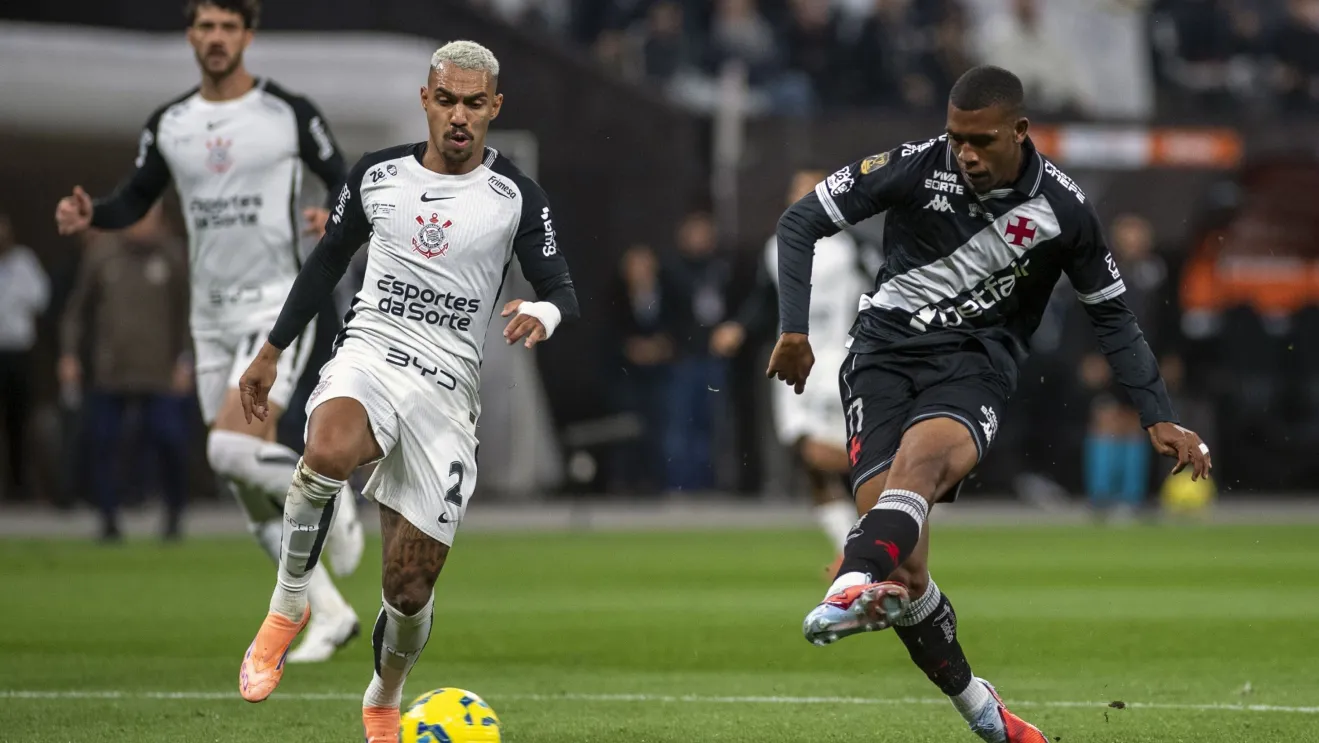 Corinthians e Vasco ficam no empate em 0 a 0 no primeiro jogo da decisão da Copa do Brasil. (Foto: Riquelve Nata/Sports Press Photo/Getty Images) Corinthians e Vasco ficam no empate em 0 a 0 no primeiro jogo da decisão da Copa do Brasil. (Foto: Riquelve Nata/Sports Press Photo/Getty Images)