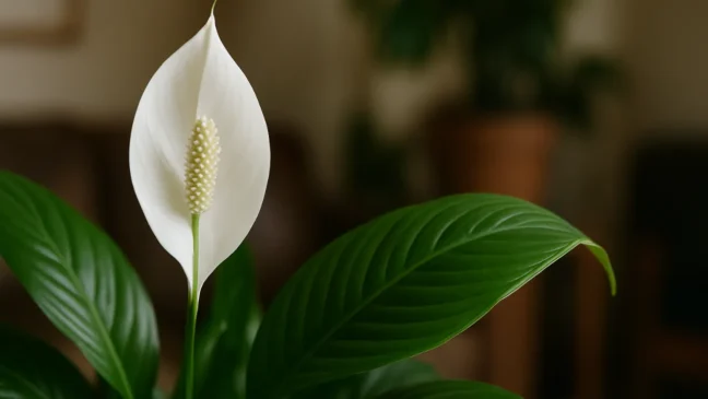 lírio-da-paz — o cuidado simples que mantém folhas verdes o ano inteiro