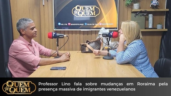 Professor Lino fala sobre mudanças em Roraima pela presença massiva de imigrantes venezuelanos