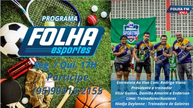 SPORTING RORAIMA NA ÁREA | FOLHA ESPORTES | 09/12/2025
