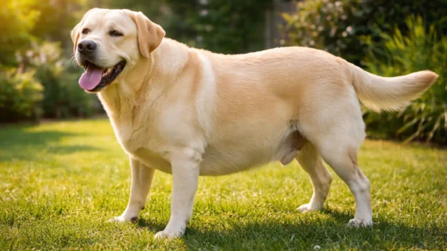 5 sinais de que o Labrador está acima do peso antes do problema piorar