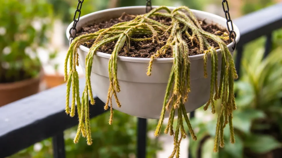 Cactos pendentes murchando do nada Como um vaso raso destrói as raízes Cactos pendentes murchando do nada Como um vaso raso destrói as raízes