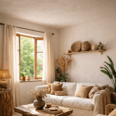 Dica &eacute; adicionar materiais naturais no ambiente, como plantas e madeira (Foto: Reprodu&ccedil;&atilde;o)