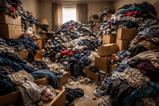 Deixar um ambiente inutilizável por conta de acúmulo de itens é um dos sinais do transtorno (Foto: Reprodução)