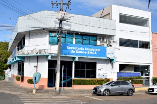 Sede da Secretaria Municipal de Saúde (Foto: Wenderson Cabral)
