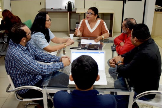 Sindicalistas avaliam atos contra alta do custo de vida em Roraima (Foto: Wenderson Cabral/FolhaBV)