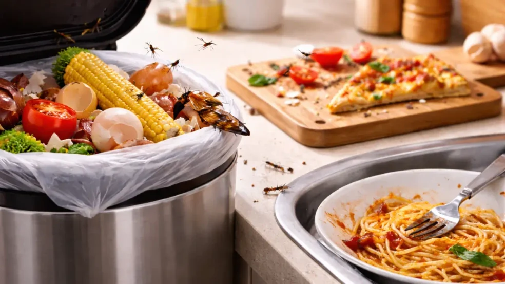 Evite insetos na cozinha eliminando 3 descuidos comuns com restos de comida Evite insetos na cozinha eliminando 3 descuidos comuns com restos de comida
