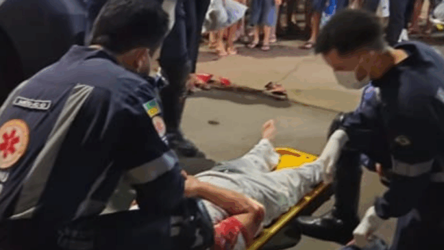 Com o impacto, os dois condutores foram arremessados. Foto: reprodução