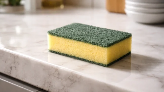 O detalhe no uso da esponja que risca superfícies sem você perceber