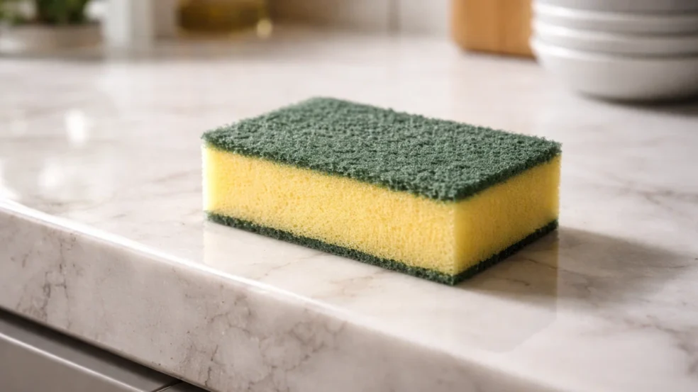 O detalhe no uso da esponja que risca superfícies sem você perceber O detalhe no uso da esponja que risca superfícies sem você perceber