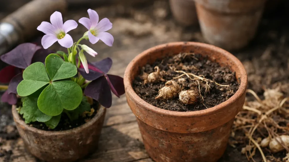 Oxalis o ciclo de descanso que explica por que a planta “desaparece” por semanas Oxalis o ciclo de descanso que explica por que a planta “desaparece” por semanas