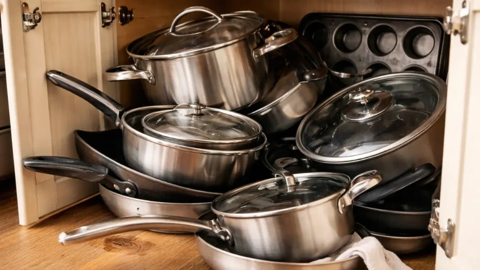 Por que guardar panela desse jeito rouba espaço sem necessidade e dificulta o uso diário Por que guardar panela desse jeito rouba espaço sem necessidade e dificulta o uso diário