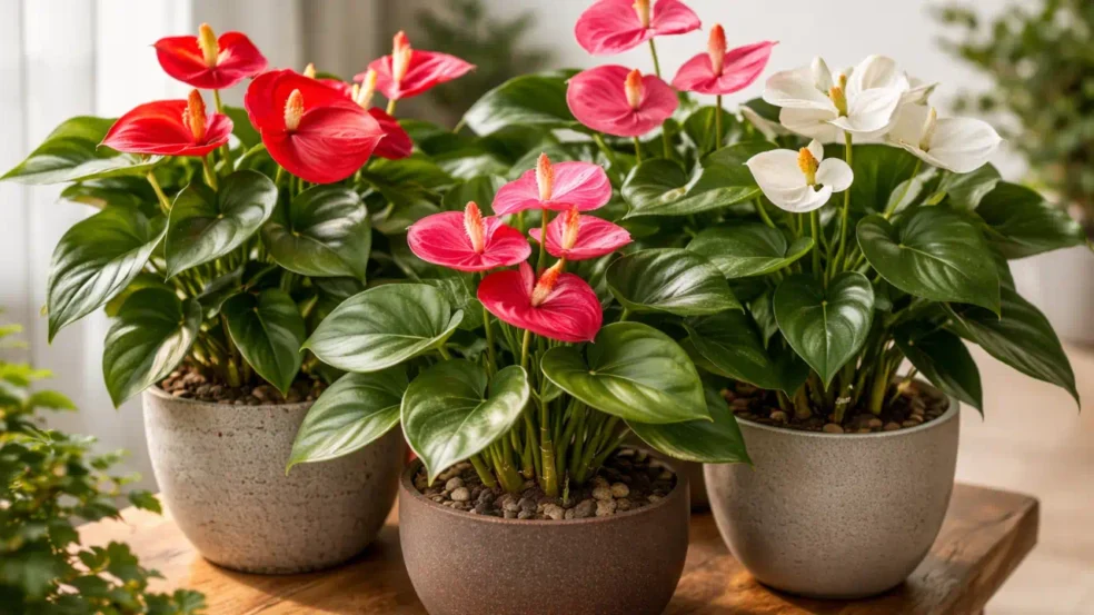 Quantos cortes de antúrio você realmente precisa para ter flores quase o ano todo (apenas 4) Quantos cortes de antúrio você realmente precisa para ter flores quase o ano todo (apenas 4)