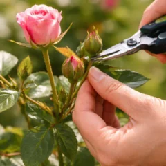 Rosa quantos bot&otilde;es eliminar para flores maiores e mais vistosas
