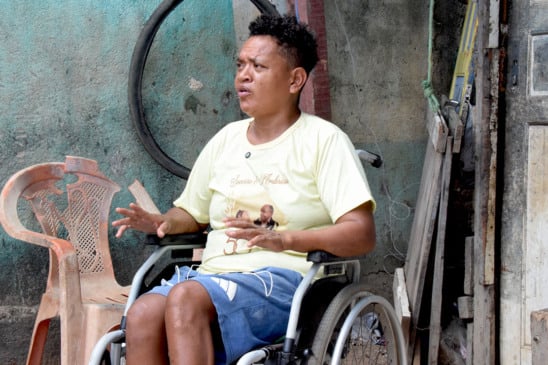 Mariene foi vítima de um esfaqueamento na noite de Ano Novo - Foto: Wenderson Cabral/FolhaBV