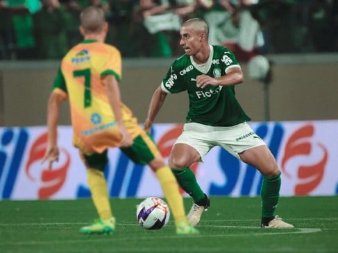 Monte Roraima estreia com derrota para o Palmeiras na Copinha. (Foto: Reprodução/@palmeiras)