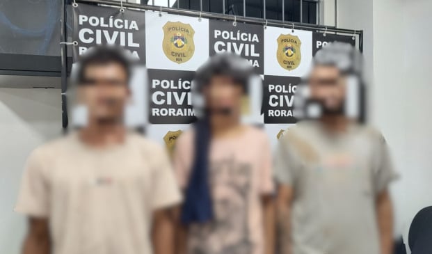 Os suspeitos foram indiciados, e as investigações seguem em andamento para identificar um quarto envolvido nos crimes. (Foto: Divulgação)