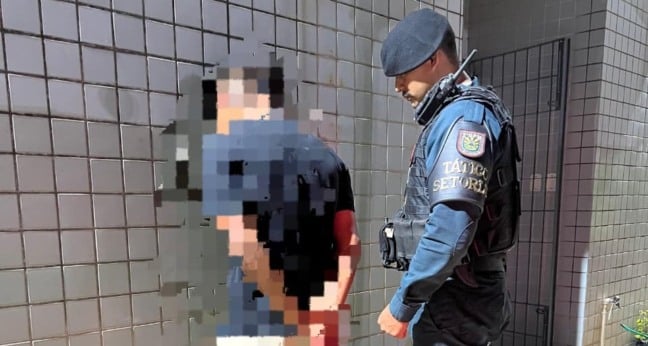J. R. A., foi encaminhado à Central de flagrantes. (Foto: Divulgação)