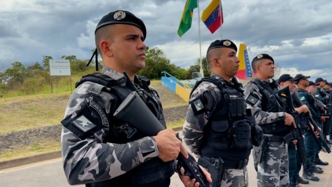 O lançamento da ação ocorreu na fronteira de Pacaraima. (Foto: Divulgação)