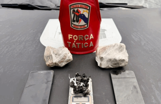 Material apreendido. (Foto: Divulgação)