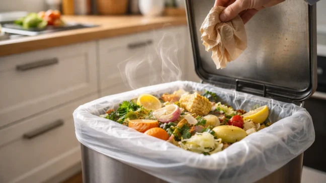 É por isso que alguns hábitos ao lidar com a lixeira espalham odor pela cozinha sem você notar