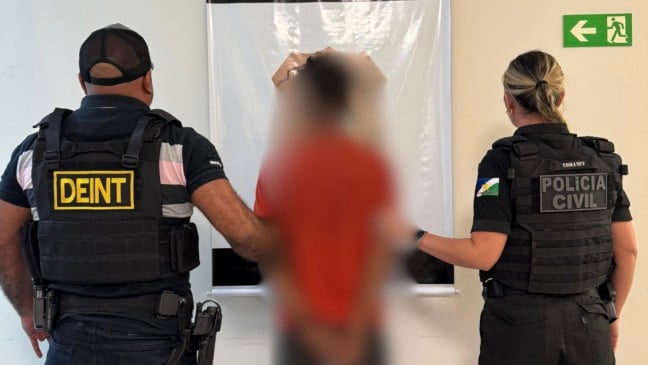 A investigação apontou que o suspeito é morador de rua e foi localizado em uma galeria de água. Foto: PCRR