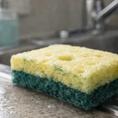 O detalhe t&eacute;cnico que explica por que a esponja acumula mais bact&eacute;ria do que parece