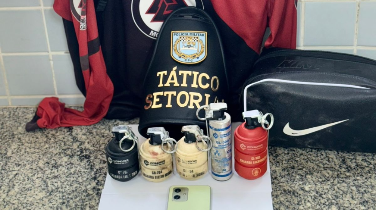 Homem é preso após ser flagrado com cinco granadas de uso restrito em Boa Vista Homem é preso após ser flagrado com cinco granadas de uso restrito em Boa Vista