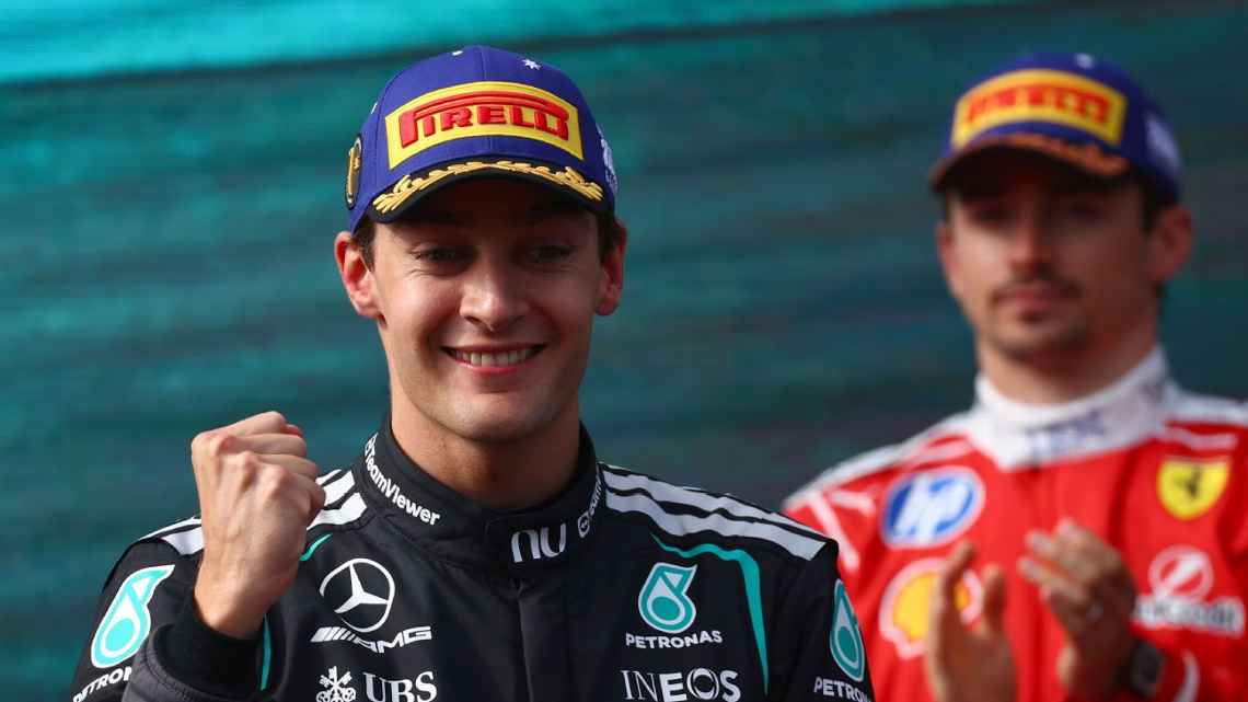 Russell vence o GP da Austrália e garante dobradinha da Mercedes na abertura da temporada
